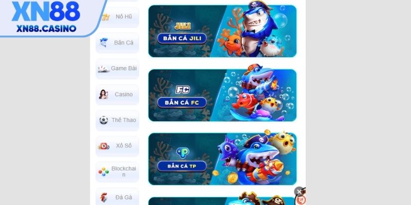 Khám phá sảnh Bắn Cá XN88