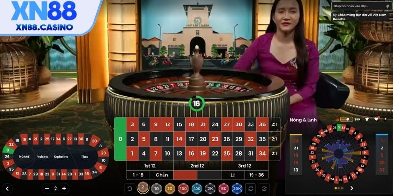 Thử sức cùng Roulette tại Casino XN88