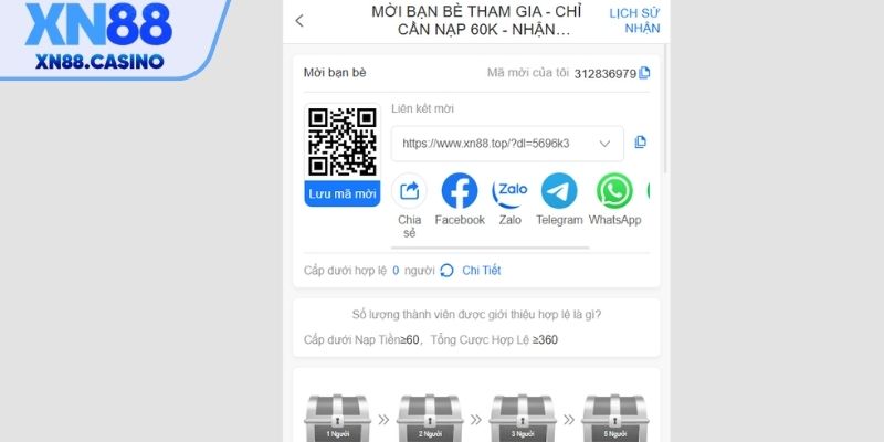 Thưởng giới thiệu bạn bè