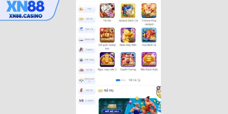 Đắm chìm trong kho trò chơi đa dạng