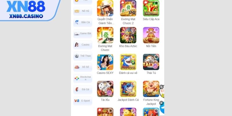 So sánh về danh mục trò chơi và dịch vụ cá cược